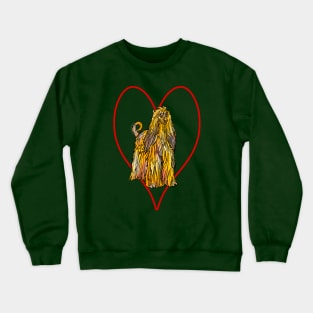 I love Afghan Hound Crewneck Sweatshirt